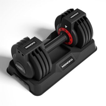 Mangko Adjustable Dumbbell Set 25LB Dumbbells Weight 5 in 1 Weight Dumbbell with Anti-Slip Nylon Handle, Suitable for Home Gym Exercise Equipment