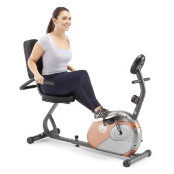 Marcy Home Fitness Personal Exercise Bike with Adjustable Magnetic Resistance for Cardio Workout and Cycle Training