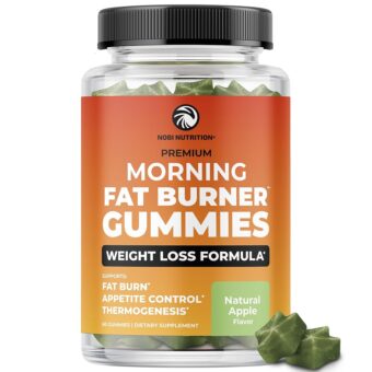 Morning Fat Burner Gummies | Weight Loss for Women & Men | Thermogenic Belly Fat Burner with Green Tea, Garcinia, Green Coffee Bean & More | Appetite Suppressant & Metabolism...
