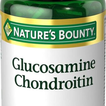 Nature's Bounty Glucosamine Chondroitin Pills and Dietary Supplement, Support Joint Health, 110 Capsules