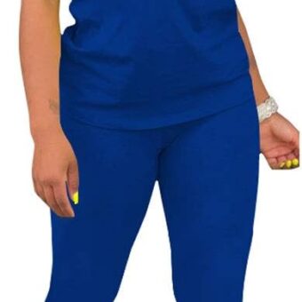 Nimsruc Biker Short Sets Women 2 Piece Outfits Summer Short Sleeve Jogger Tracksuit