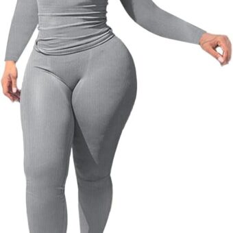 Nimsruc Two Piece Outfits For Women Casual Jogging Suits Long Sleeve Tracksuits