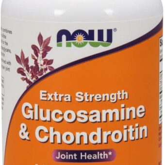 NOW Foods Supplements, Glucosamine & Chondroitin Extra Strength, Sulfate Forms, 120 Tablets