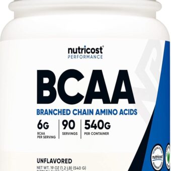 Nutricost BCAA Powder 2:1:1 (90 Servings, No Flavor Added) - Branched Chain Amino Acids