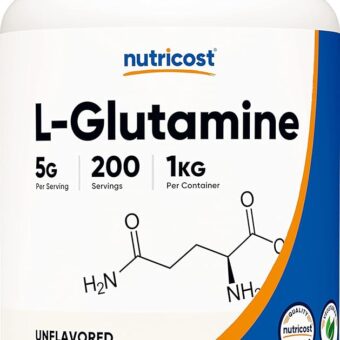 Nutricost L-Glutamine Powder 1 KG - Unflavored, Non-GMO, Gluten Free