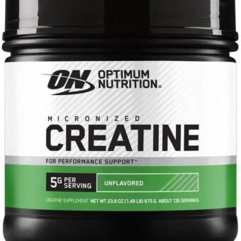 Optimum Nutrition Micronized Creatine Monohydrate Powder, Unflavored, Keto Friendly, 135 Servings (Packaging May Vary)