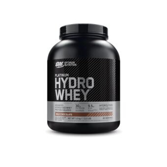 Optimum Nutrition Platinum Hydrowhey Protein Powder, 100% Hydrolyzed Whey Protein Isolate Powder, Flavor: Turbo Chocolate, 40 Servings, 3.61 Pounds (Packaging May Vary)