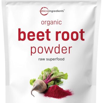 Organic Beet Root Powder, 4 Pounds | Cold Pressed, Water Soluble, High Concentrated Raw Beet Supplement | Superfood Drink Mix | Non-GMO, Vegan Friendly, Plant Based