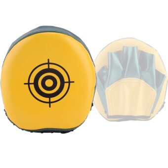 OUKENS Boxing Pads Mini Focus Mitts,PU Leather Boxing Curved Focus Punching Mitts Kids Mini Boxing Gloves Pads Boxing Target Pads for Kickboxing, MMA, Muay Thai, Punching...
