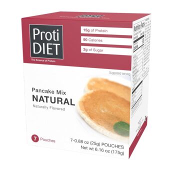 ProtiDiet Pancake Mix 6.2oz 7 pouches (Natural)