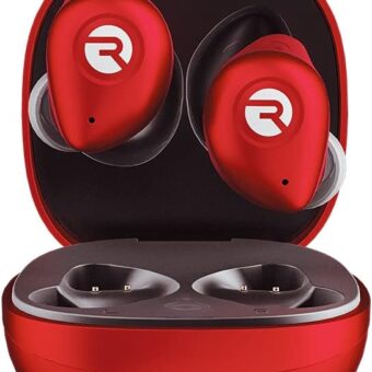 Raycon Fitness Bluetooth True Wireless Earbuds with Built in Mic 54 Hours of Battery IPX7 Waterproof and Charging Case with Talk, Text, and Play Bluetooth 5.2 Portable Sport...