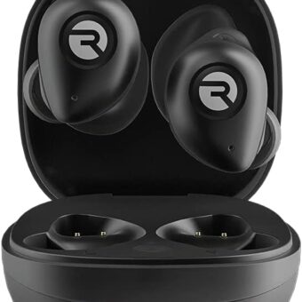 Raycon Fitness Earbuds True Wireless Bluetooth with Built in Mic 54 Hours of Battery IPX7 Waterproof and Charging Case with Talk, Text, and Play Bluetooth 5.2 Portable Sport...