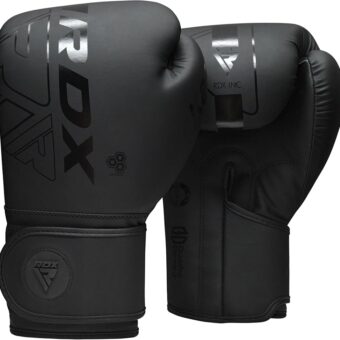 RDX Boxing Gloves, Pro Training Sparring, Maya Hide Leather, Muay Thai MMA Kickboxing, Men Women Adult, Heavy Punching Bag Focus Mitts Pads Workout, Ventilated Palm, Multi...