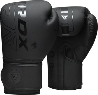 RDX Kids Boxing Gloves Sparring and Muay Thai Maya Hide Leather, Kara Patent Pending Junior Training Mitt for Kickboxing, Punching Bag, Focus Pads, MMA, Thai Pad, Double End...