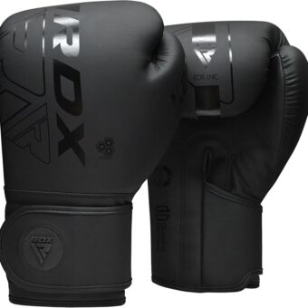 RDX Kids Boxing Gloves Sparring and Muay Thai Maya Hide Leather, Kara Patent Pending Junior Training Mitt for Kickboxing, Punching Bag, Focus Pads, MMA, Thai Pad, Double End...