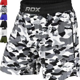 RDX MMA Shorts for Training & Kickboxing – Fighting Shorts for Martial Arts, Cage Fight, Muay Thai, BJJ, Boxing, Grappling