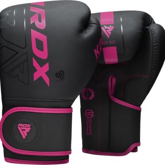 RDX Women Boxing Gloves, Pro Training Sparring, Maya Hide Leather, Muay Thai MMA Kickboxing, Adult, Heavy Punching Bag Focus Mitts Pads Workout, Ventilated Palm, Multi Layered,...