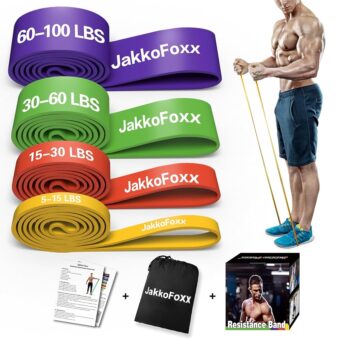 Resistance Bands,Pull Up Bands,Stretching Assist Bands Set for Men & WomenPortable Exercise, Muscle Training,Physical Therapy,Exercise Workout Bands for Working Out