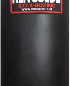 Ringside 100-pound Powerhide Boxing Punching Heavy Bag (Soft Filled) Black, 100 LBS