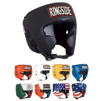 Ringside Competition Boxing Muay Thai MMA Sparring Head Protection Headgear with Cheeks