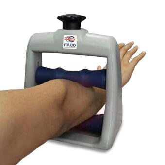 Roleo Arm and Hand Massager; Forearm and Hand Massager, Wrist Massager for Pain Relief; arm Roller Massager; Portable self-Massage for Forearm Pain Relief.