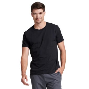 Russell Athletic Men's Dri-Power Cotton Blend Short Sleeve Tees, Moisture Wicking, Odor Protection, UPF 30+, Sizes S-4x