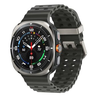 SAMSUNG Galaxy Watch Ultra 47mm LTE AI Smartwatch w/Energy Score, Wellness Tips, Heart Rate Tracking, Sleep Monitor, Fitness Tracker, GPS, 2024,Titanium Silver [US Version, 1Yr...