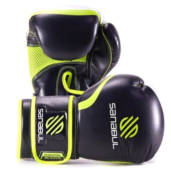 Sanabul Essential Gel Boxing Gloves Kickboxing Gloves for Men & Women Boxing Training & Sparring Gloves Muay Thai and Heavy Bag Training