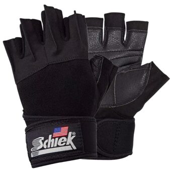 Schiek Sports 540 Platinum Lifting Gloves - Weightlifting Gloves for Women and Men - Wrist Wrap Non Slip Gloves