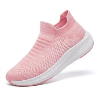 SHULOOK Womens Slip on Walking Shoes Comfort Lightweight Breathable Sock Shoe Non-Slip Mesh Casual Fashion Tennis Running Sneakers