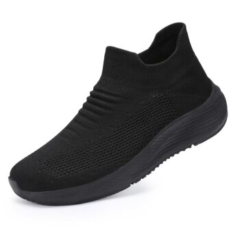 SHULOOK Womens Slip on Walking Shoes Comfort Lightweight Breathable Sock Shoe Non-Slip Mesh Casual Fashion Tennis Running Sneakers