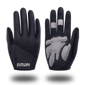 SIMARI Weight Lifting Workout Gym Gloves Full Finger with Wrist Wrap Support for Men Women, Full Palm Protection, for Lifting, Weightlifting, Training, Fitness, Hanging, Pull ups