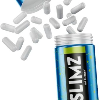 SLIMZ Fat Burner & Mood Enhancer - Diet Pills That Work - Weight Loss Supplement - Lose Weight, Get Rid of Stress and Take Control of Your Wellness Journey - 90 Capsules