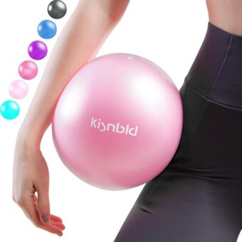 Small Exercise Ball, 9 Inch Mini Pilates Ball, Anti Burst and Slip Resistant Mini Yoga Ball for Stability, Fitness, Physical Therapy, Stretching & Core Strength Workout at Home...
