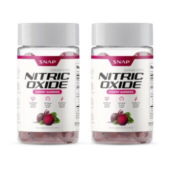 Snap Supplements Nitric Oxide Beet Root Gummies - Support Healthy Blood Circulation, 120 Gummies