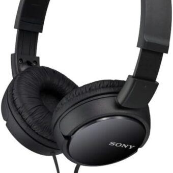 Sony ZX Series Wired On-Ear Headphones, Black MDR-ZX110