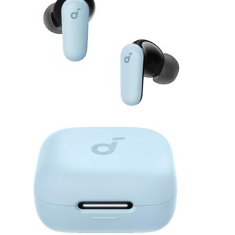 Soundcore P30i by Anker Noise Cancelling Earbuds, Strong and Smart Noise Cancelling, Powerful Bass, 45H Playtime, 2-in-1 Case and Phone Stand, IP54, Wireless Earbuds, Bluetooth...