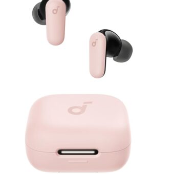 Soundcore P30i by Anker Noise Cancelling Earbuds, Strong and Smart Noise Cancelling, Powerful Bass, 45H Playtime, 2-in-1 Case and Phone Stand, IP54, Wireless Earbuds, Bluetooth...