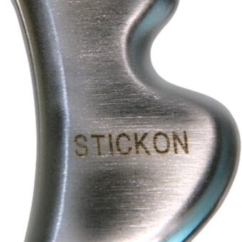 STICKON Stainless Steel Gua Sha Scraping Massage Tool IASTM Tools Great Soft Tissue Mobilization Tool (B Shape)