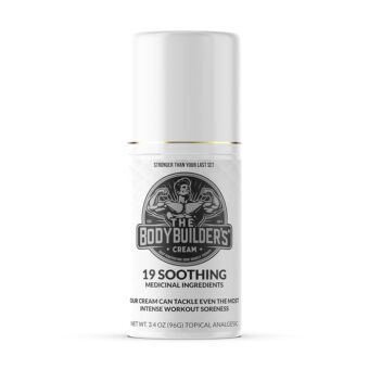 The BodyBuilder's Cream - Nuclear Strength Sore Muscle Therapy Soothing Analgesic Cream for Bodybuilders, Weightlifers and Athletes