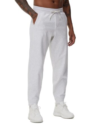 THE GYM PEOPLE Mens' Fleece Joggers Pants with Deep Pockets in Loose-fit Style