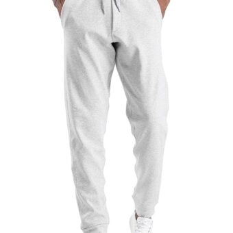 THE GYM PEOPLE Mens' Fleece Joggers Pants with Deep Pockets in Loose-fit Style