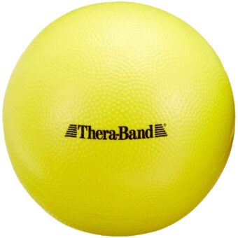 THERABAND Mini Ball, Small Exercise Ball for Yoga, Pilates, Abdominal Workouts, Shoulder Therapy, Core Strengthening, At-Home Gym & Physical Therapy Tool