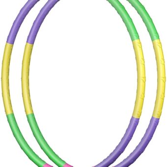 Toy Hoop for Kids & Jump Ropes, Adjustable Detachable Length Toy Hoop Plastic Toys for Kids Adjustable Soft Jump Ropes for Fitness, Bodybuilding, Dance, Gymnastics, Lose Weight