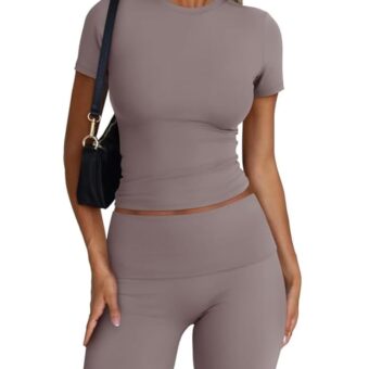 Trendy Queen Womens 2 Piece Workout Sets Short Matching Lounge Sets Summer Clothes Going Out Gym Outfits