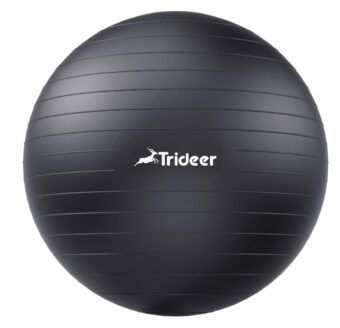 Trideer Yoga Ball Exercise Ball for Working Out, 5 Sizes Gym Ball, Birthing Ball for Pregnancy, Swiss Ball for Physical Therapy, Balance, Stability, Fitness, Office Ball Chair,...