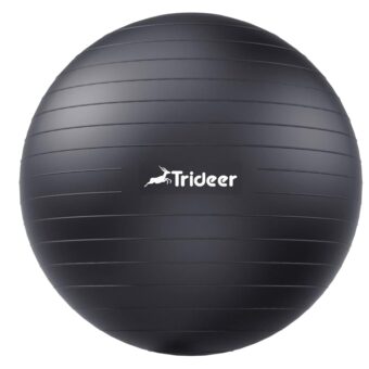 Trideer Yoga Ball Exercise Ball for Working Out, 5 Sizes Gym Ball, Birthing Ball for Pregnancy, Swiss Ball for Physical Therapy, Balance, Stability, Fitness, Office Ball Chair,...