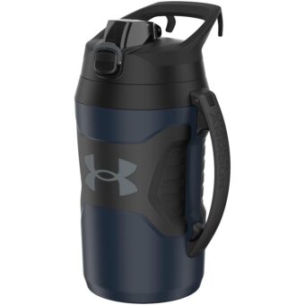 Under Armour Half Gallon Water Bottle Insulated, 64oz Insulated Water Bottle with Handle, Sports Water Jug, Fence Hook, Leak Resistant, for Baseball, Football & More