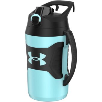 Under Armour Half Gallon Water Bottle Insulated, 64oz Insulated Water Bottle with Handle, Sports Water Jug, Fence Hook, Leak Resistant, for Baseball, Football & More