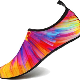 VIFUUR Water Sports Shoes Barefoot Quick-Dry Aqua Yoga Socks Slip-on for Men Women